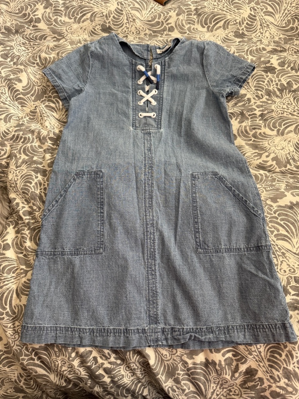 Crewcuts Chambray Dress Girls 8